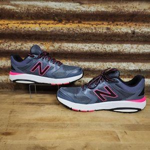 New Balance Womens 560 V7 W560LG7 Gray Pink Running Shoes Lace Up Size 8.5